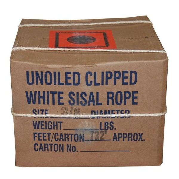 T.W. Evans Cordage Co. 1. x 371 ft. Twisted Sisal Rope 23-900 - main